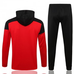 Arsenal Giacca Cappuccio Rosso I + Pantaloni Negro I 2022/2023