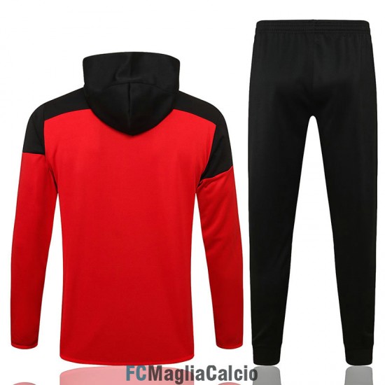 Arsenal Giacca Cappuccio Rosso I + Pantaloni Negro I 2022/2023