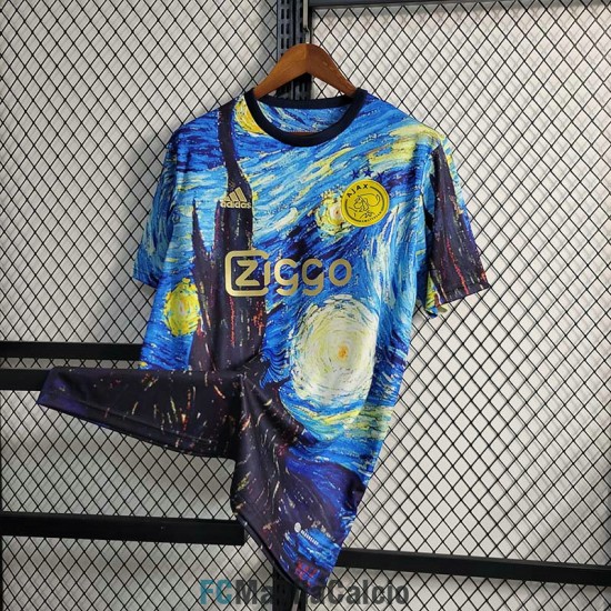 Maglia Ajax x Van Gogh Blue 2023/2024