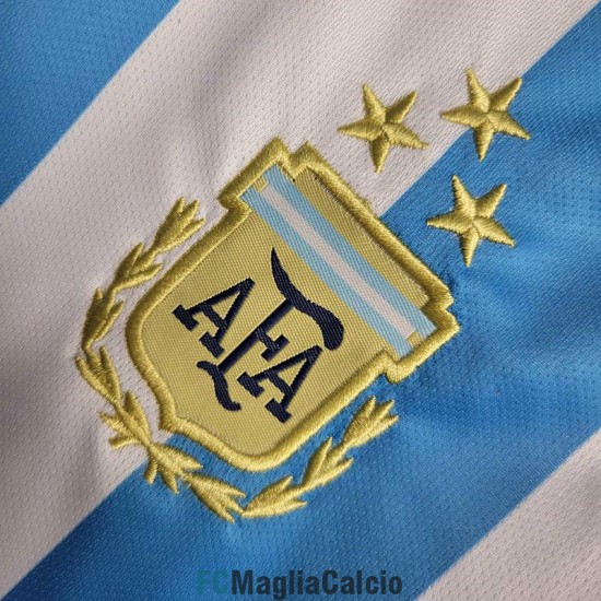 Maglia Argentina Bambino 3 Star Gara Home 2022/2023