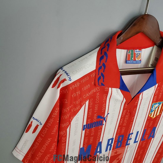 Maglia Atletico De Madrid Retro Gara Home 1995/1996