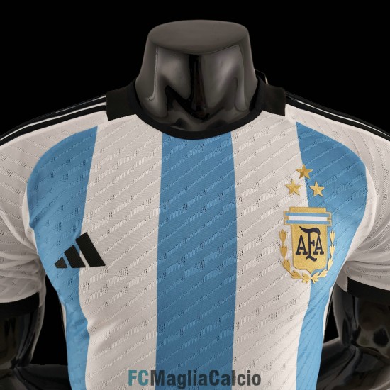 Maglia Authentic Argentina 3 Star Gara Home 2022/2023