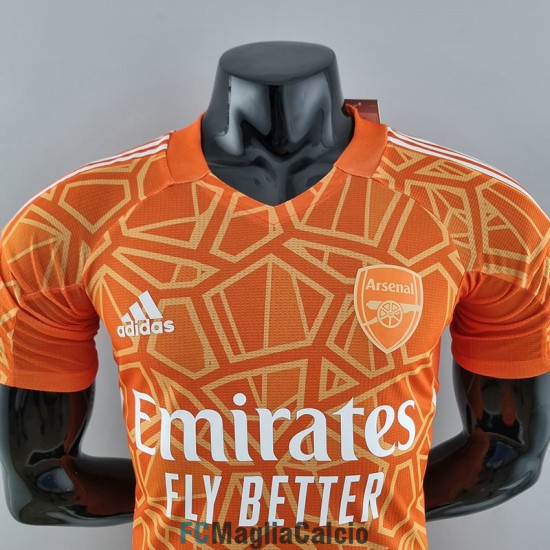 Maglia Authentic Arsenal Portiere Naranja 2022/2023