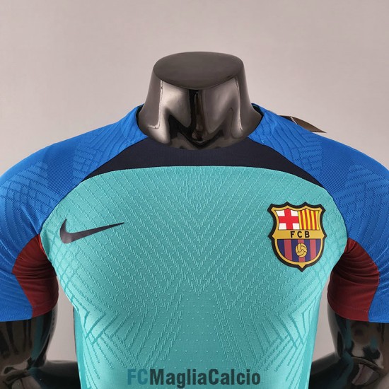 Maglia Authentic Barcelona Training Suit Blu I 2022/2023