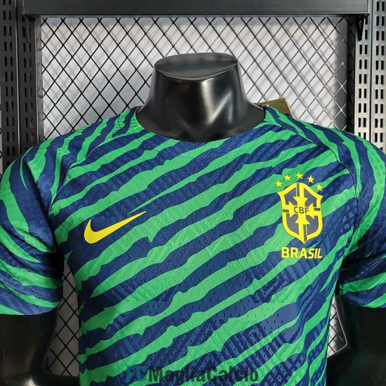 Maglia Authentic Brasile Special Edition Verde Blu 2022/2023