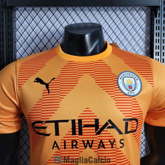 Maglia Authentic Manchester City Portiere Orange 2022/2023