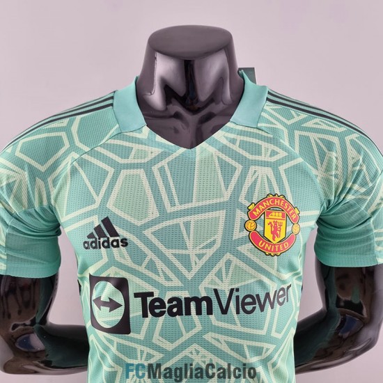 Maglia Authentic Manchester United Portiere Verde 2022/2023