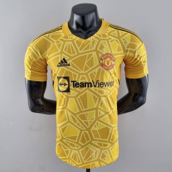 Maglia Authentic Manchester United Portiere Giallo 2022/2023