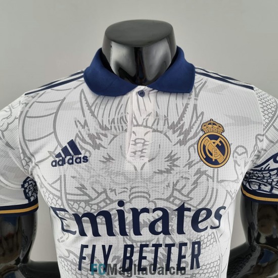 Maglia Authentic Real Madrid Dragon Bianco 2022/2023