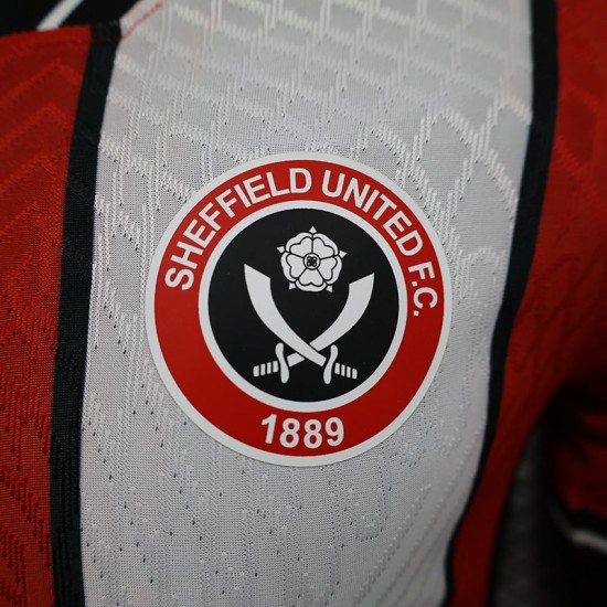 Maglia Authentic Sheffield United Gara Home 2023/2024