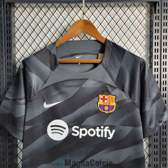 Maglia Barcelona Portiere Negro 2023/2024