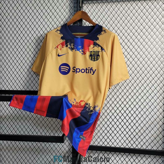 Maglia Barcelona Training Suit Giallo I 2023/2024