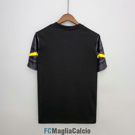 Maglia Borussia Dortmund Pre Match Training Negro I 2022/2023