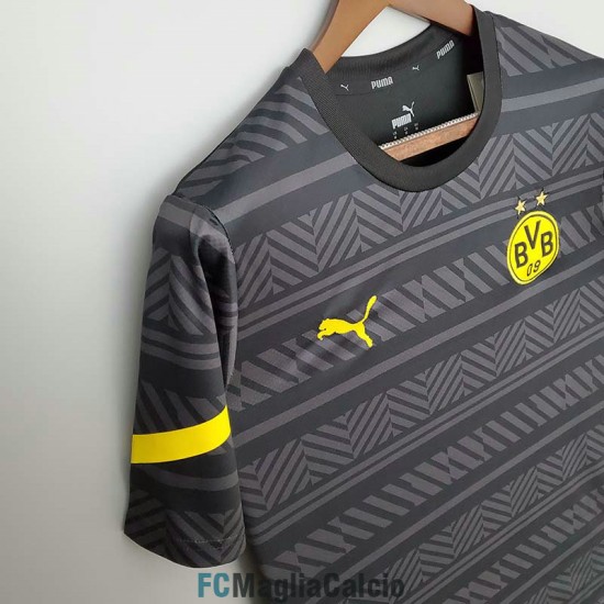 Maglia Borussia Dortmund Pre Match Training Negro I 2022/2023