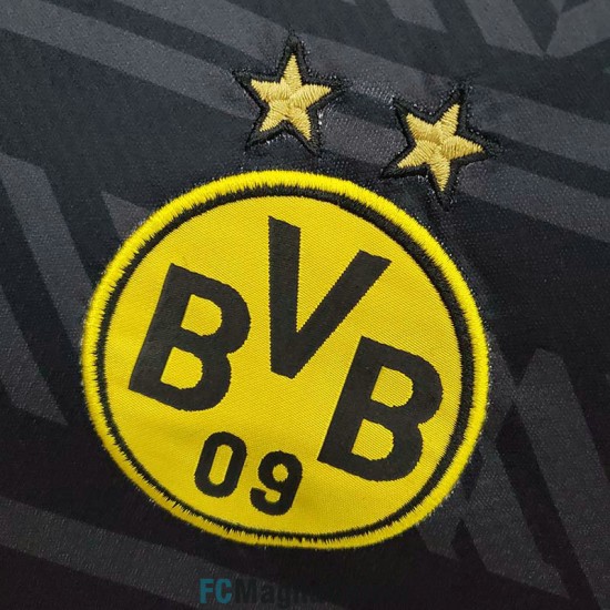 Maglia Borussia Dortmund Pre Match Training Negro I 2022/2023