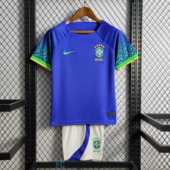 Maglia Brasile Bambino Gara Away 2022/2023