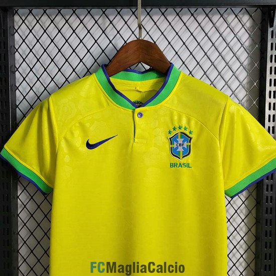 Maglia Brasile Bambino Gara Home 2022/2023