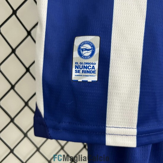 Maglia Deportivo Alaves Bambino Gara Home 2023/2024