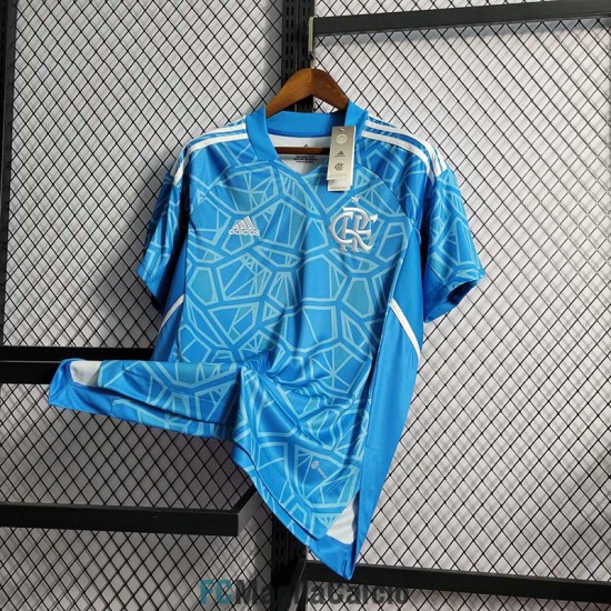 Maglia Flamengo Portiere Blu 2022/2023