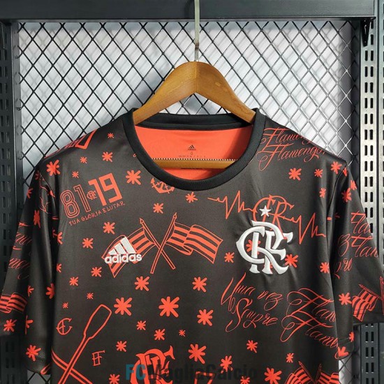 Maglia Flamengo Pre Match Negro Rosso 2022/2023