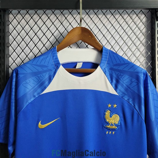 Maglia Francia Training Blu I 2022/2023