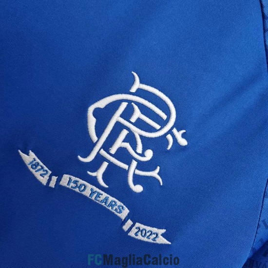 Maglia Glasgow Rangers Commemorative Edition Blu 2022/2023