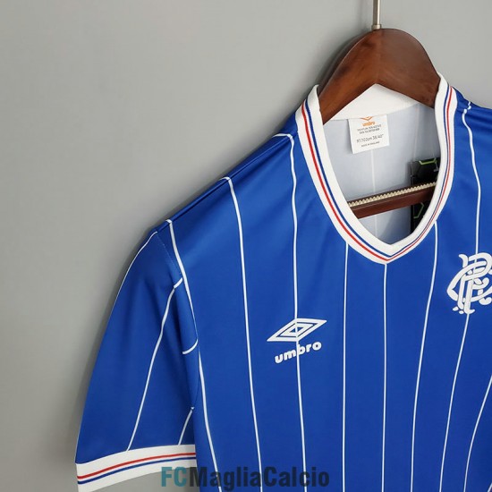 Maglia Glasgow Rangers Retro Gara Home 1982/1983