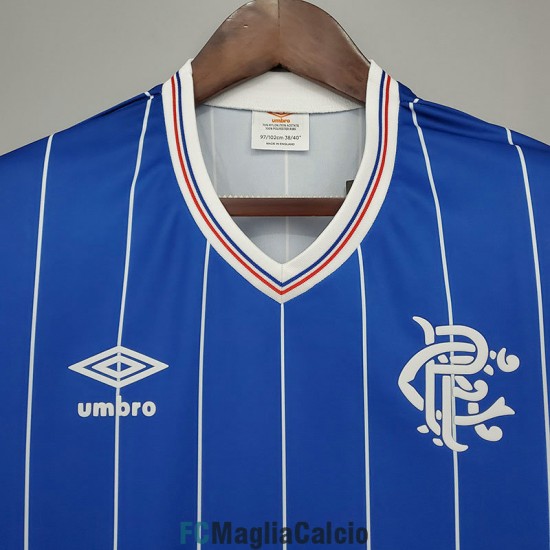 Maglia Glasgow Rangers Retro Gara Home 1982/1983