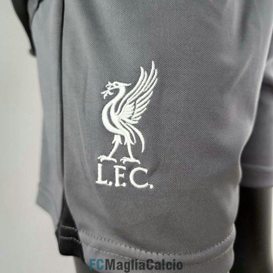 Maglia Liverpool Bambino Portiere Negro 2022/2023