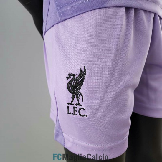 Maglia Liverpool Bambino Portiere Purple 2022/2023