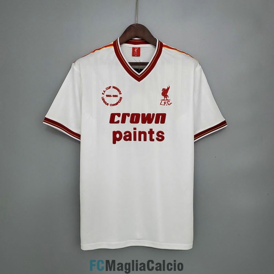 Maglia Liverpool Retro Blanco 1985/1986