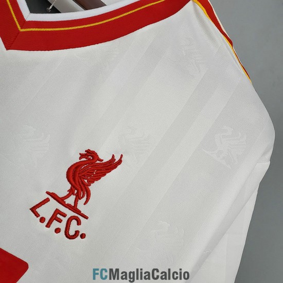 Maglia Liverpool Retro Blanco 1985/1986