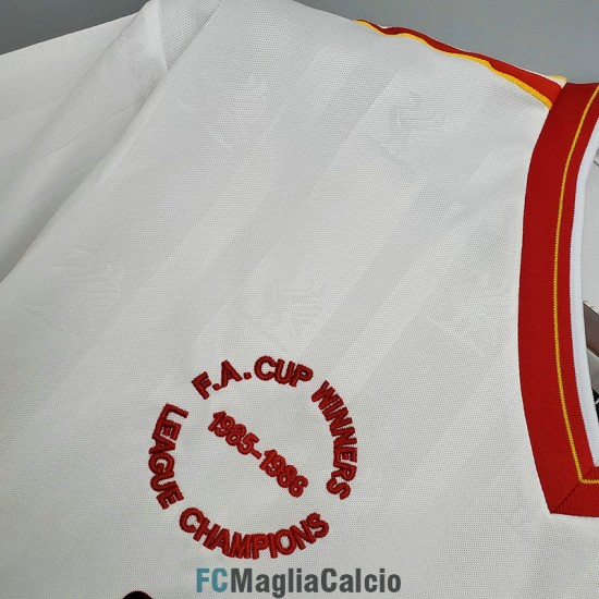 Maglia Liverpool Retro Blanco 1985/1986