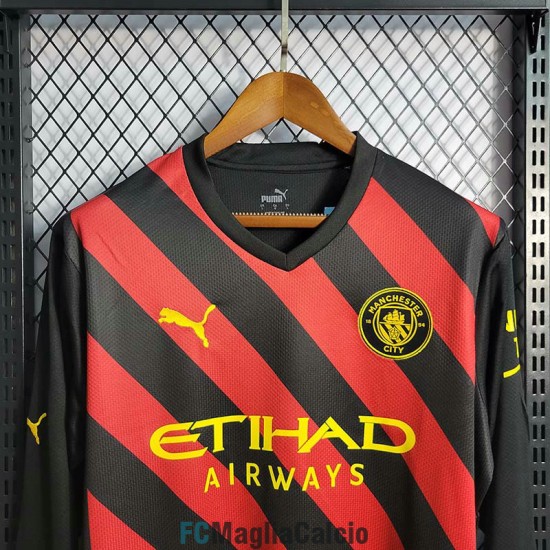 Maglia ML Manchester City Gara Away 2022/2023