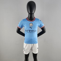 Maglia Manchester City Bambino Gara Home 2022/2023