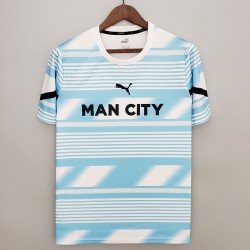 Maglia Manchester City Pre Match Training Azul I 2022/2023