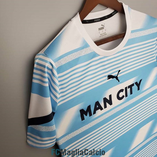 Maglia Manchester City Pre Match Training Azul I 2022/2023