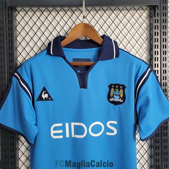 Maglia Manchester City Retro Gara Home 2001/2002