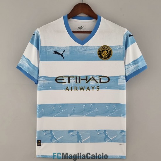 Maglia Manchester City Training Azul II 2022/2023