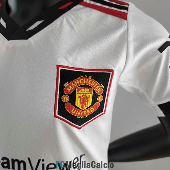 Maglia Manchester United Bambino Gara Away 2022/2023