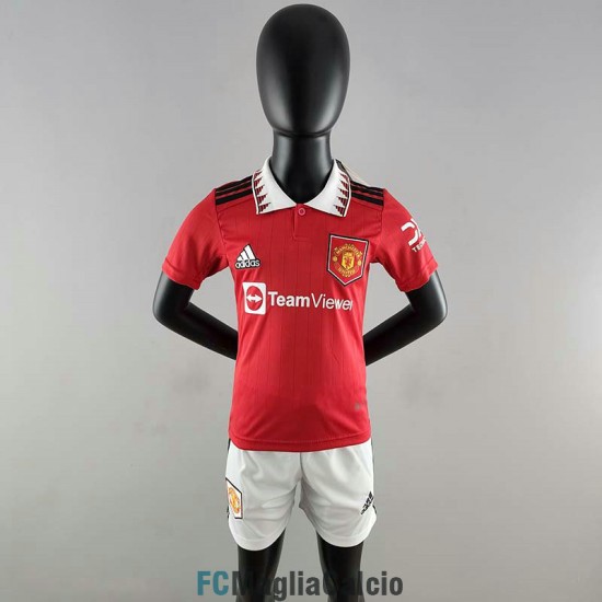 Maglia Manchester United Bambino Gara Home 2022/2023