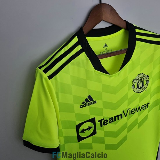 Maglia Manchester United Fluorescent Verde 2022/2023