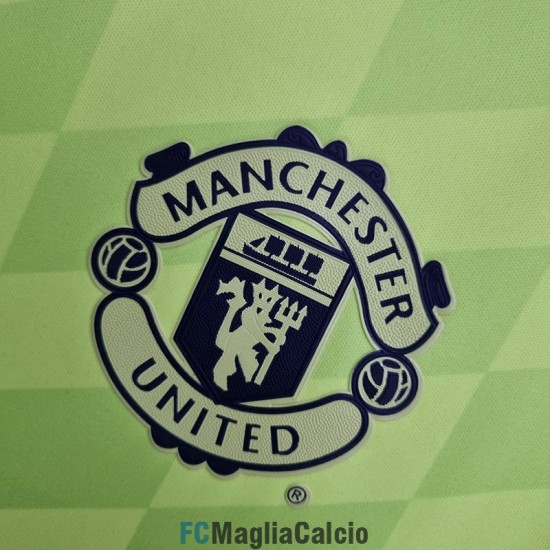 Maglia Manchester United Fluorescent Verde 2022/2023