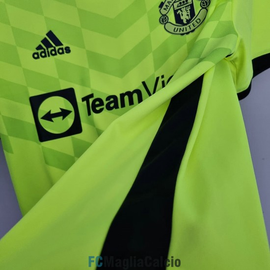 Maglia Manchester United Fluorescent Verde 2022/2023