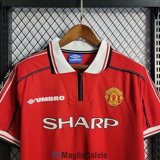 Maglia Manchester United Retro Gara Home 1998/1999