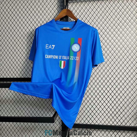 Maglia Napoli Campioni Blue 2022/2023