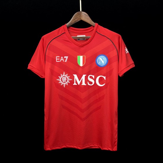 Maglia Napoli Portiere Rojo 2023/2024