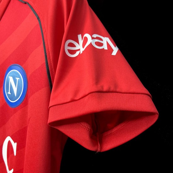 Maglia Napoli Portiere Rojo 2023/2024