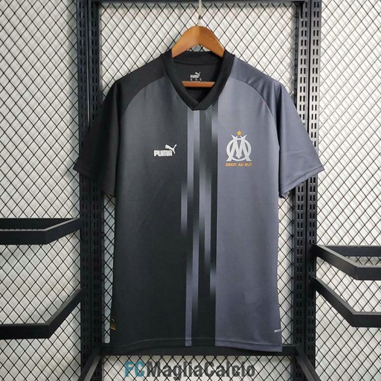 Maglia Olympique Marseille Training Suit Black 2023/2024