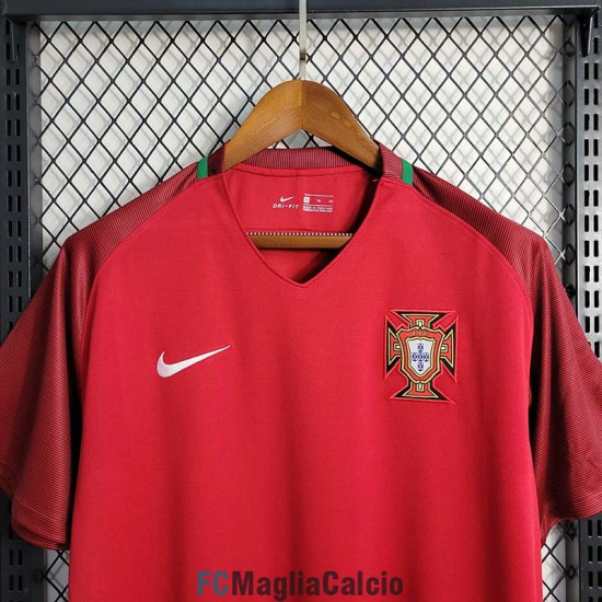 Maglia Portogallo Retro Gara Home 2016/2017